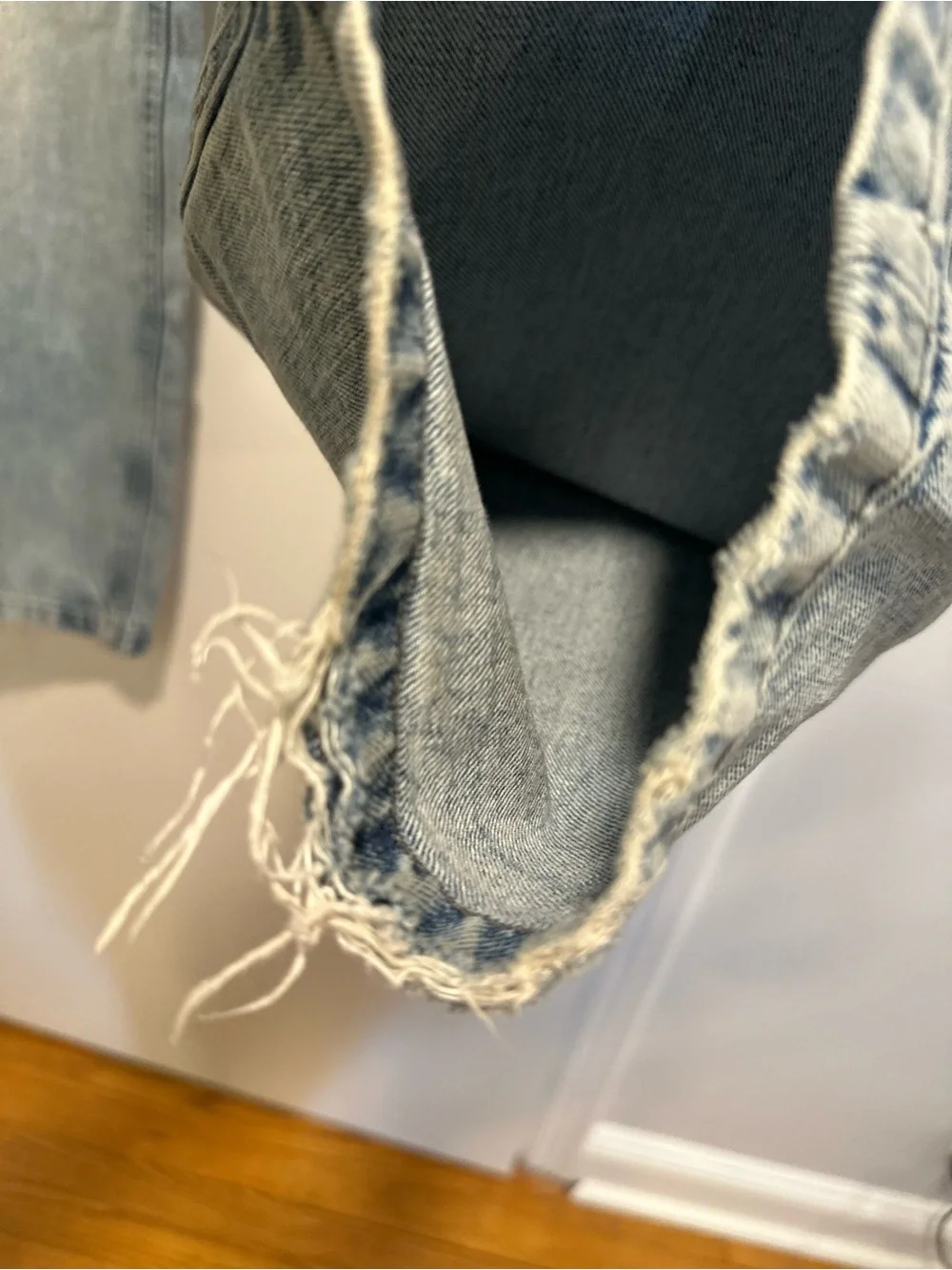 NWOT Zara Barrel Wide Leg Denim Sz:32 Light Wash Jeans Blue High Rise Streetwear